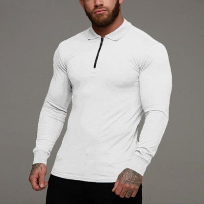 Long-Sleeve Polo T-Shirt