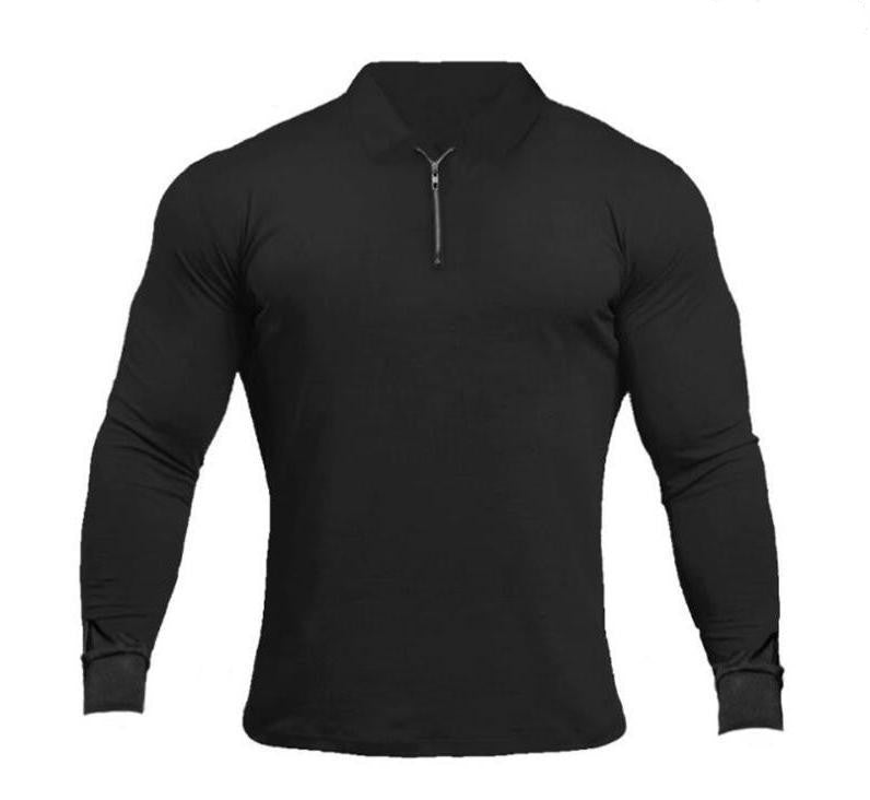 Long-Sleeve Polo T-Shirt